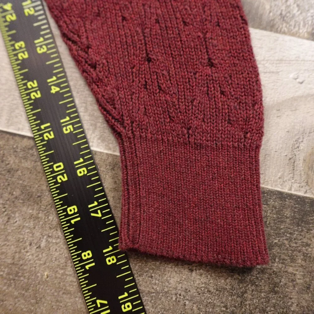 Tommy Bahama‎ quarter zip pullover sweater mock neck men's medium maroon